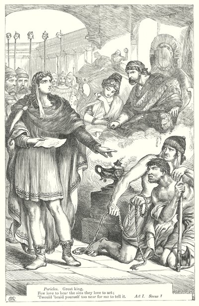 Pericles (gravure) door Henry Courtney (after) Selous