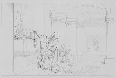 Episode uit het leven van Robert Bruce, volgens Sir Walter Scott door Henry Courtney after Selous
