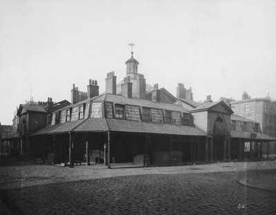 De Oxford Markthal, Great Titchfield Street, ten noorden van Oxford Street, c.1880 door Henry Dixon