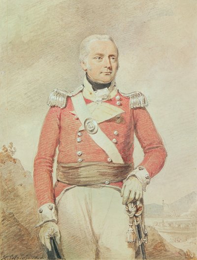 Generaal-majoor Patrick McKenzie, 1808 door Henry Edridge