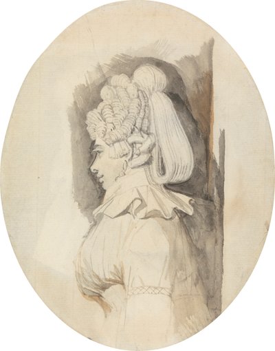 Studie van een dame door Johann Heinrich Füssli
