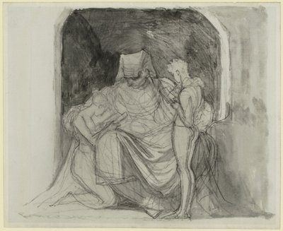 De geest van kennis door Johann Heinrich Füssli