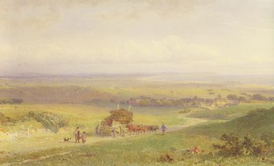 Pevensey Bay, Sussex, 1868 door Henry George Hine