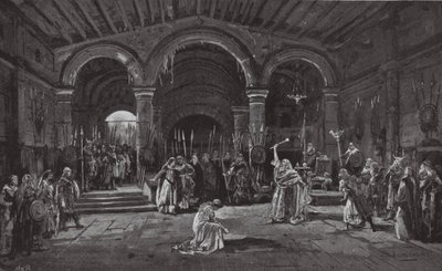 Scène uit King Lear door Henry Hawes Craven Green