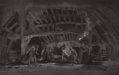 Scène uit King Lear door Henry Hawes Craven Green