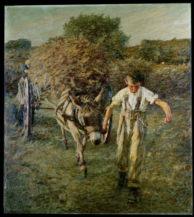 De Hooiwagen, c.1889 door Henry Herbert La Thangue