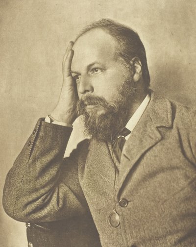 Hallam, Lord Tennyson, ca. 1893 door Henry Herschel Hay Cameron