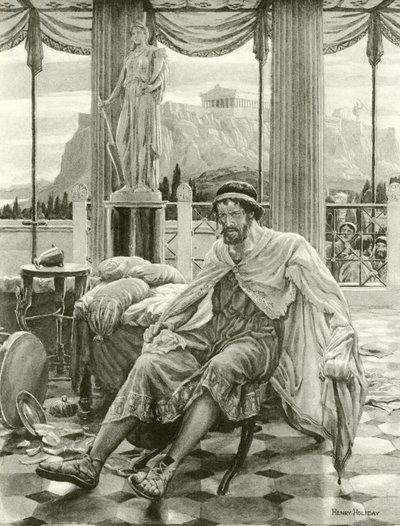 Timon van Athene (gravure) door Henry Holiday