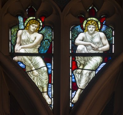Westminster, St Margaret, James Powell & Sons, Henry Holiday, Tracery Angels, 1883 door Henry Holiday