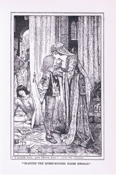 Blanche de koningin-moeder kust Herman, 1912 door Henry Justice Ford