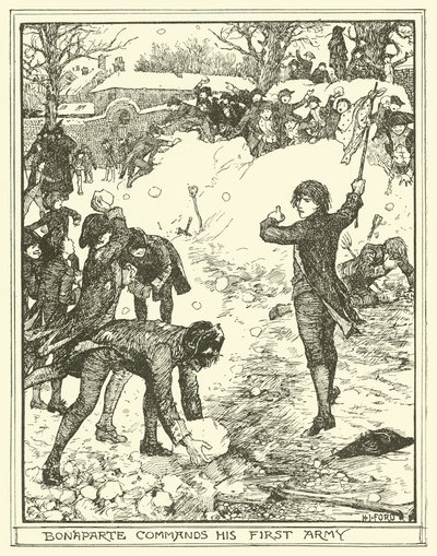 Bonaparte beveelt zijn eerste leger door Henry Justice Ford