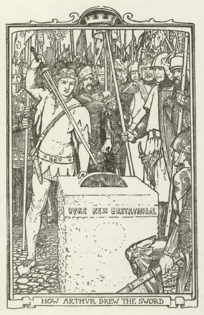 Hoe Arthur het zwaard trok door Henry Justice Ford