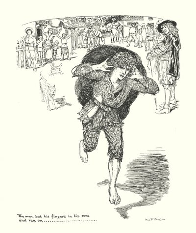 Illustratie voor De Pelgrimstocht door John Bunyan (litho) door Henry Justice Ford