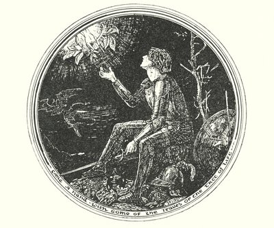 Illustratie voor De Pelgrimstocht door John Bunyan (litho) door Henry Justice Ford