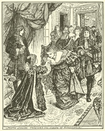 Marie Louise ontvangt de condoleancebezoeken door Henry Justice Ford