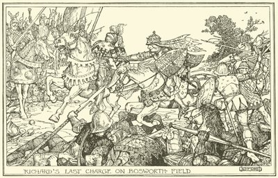 Richards laatste aanval op Bosworth Field door Henry Justice Ford