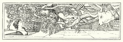 De Dochter van Buk Ettemsuch (gravure) door Henry Justice Ford