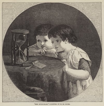 Het zandloper door Henry Le Jeune