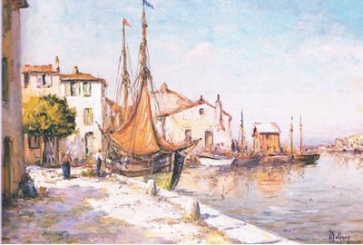 Het lossen van de vangst, uit een onbekend tijdschrift of boek door Henry Malfroy
