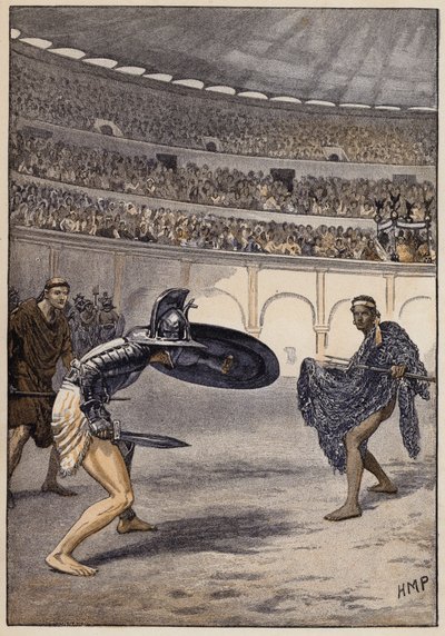 In het amfitheater door Henry Marriott Paget