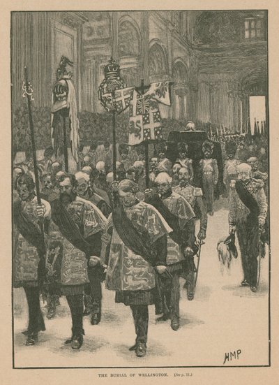 De begrafenis van de hertog van Wellington door Henry Marriott Paget