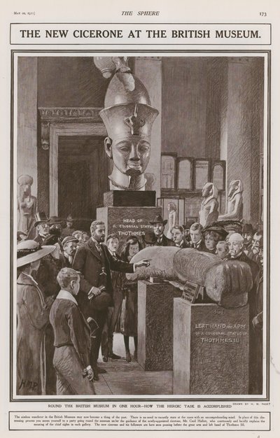 De nieuwe Cicerone in het British Museum door Henry Marriott Paget