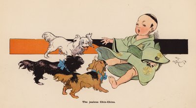 Illustratie voor De Avonturen van een Japanse Pop door Henry Mayer