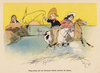 Illustratie voor De Avonturen van een Japanse Pop door Henry Mayer