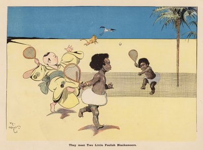 Illustratie voor The Adventures of a Japanese Doll door Henry Mayer