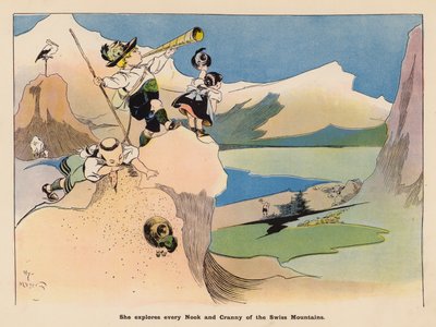 Illustratie voor De Avonturen van een Japanse Pop door Henry Mayer