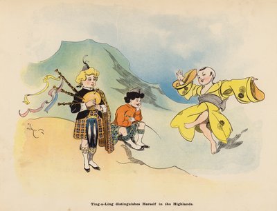 Illustratie voor De Avonturen van een Japanse Pop door Henry Mayer