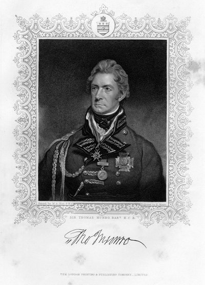 Sir Thomas Munro, Schotse soldaat en staatsman door Henry Meyer