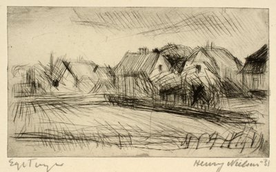 Huizen met Tuinen door Henry Nielsen