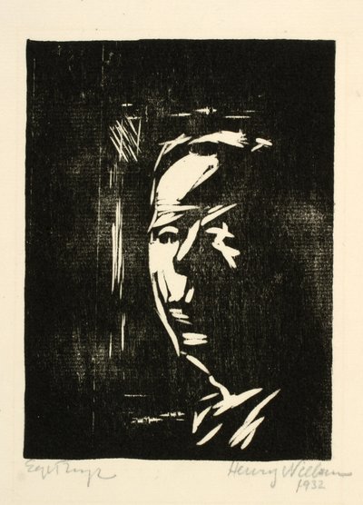Mannenportret door Henry Nielsen