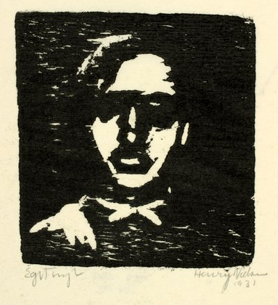 Mannenportret door Henry Nielsen