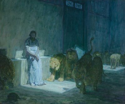 Daniel in de Leeuwenkuil door Henry Ossawa Tanner