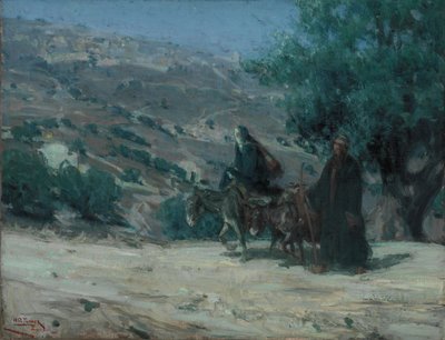 Vlucht naar Egypte door Henry Ossawa Tanner