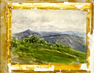 Berglandschap, Highlands, North Carolina door Henry Ossawa Tanner