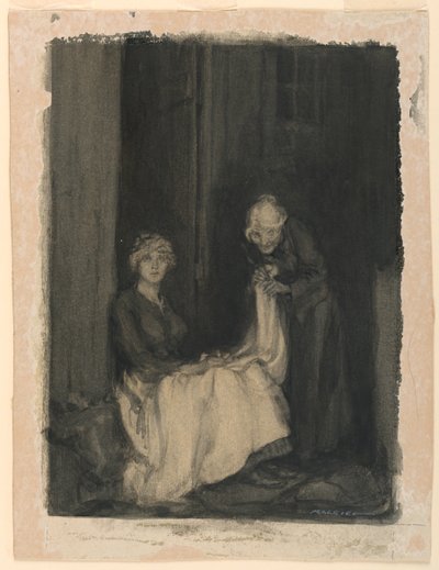 Wit mijn vlas, rood mijn ring, goud het hart van mijn verloofde door Henry Patrick Raleigh