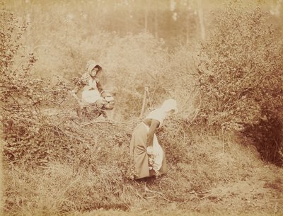 Over heg en sloot door Henry Peach Robinson