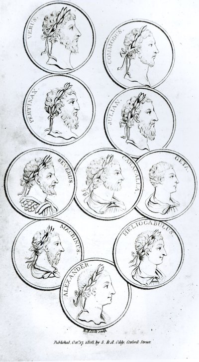Portretten van Romeinse keizers, uit 