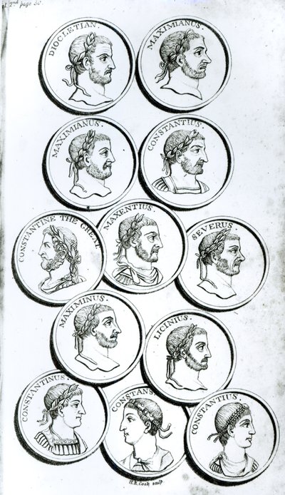 Portretten van Romeinse keizers, uit 