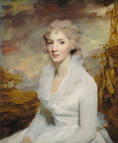 Miss Eleanor Urquhart, ca.1793 (olieverf op doek) door Henry Raeburn