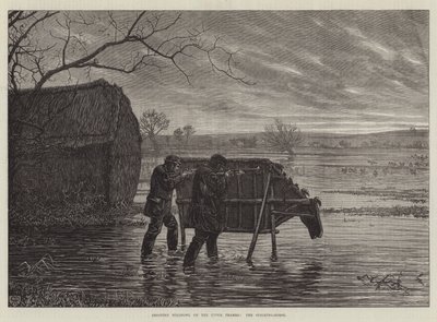 Jacht op Watervogels op de Boven-Theems, het Stalkpaard door Henry Robert Robertson