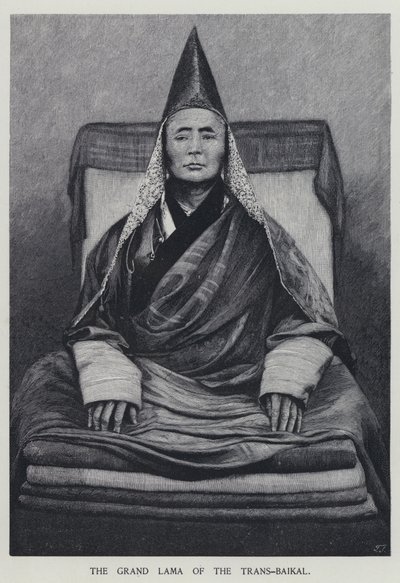 De Grote Lama van de Trans-Baikal door Henry Sandham