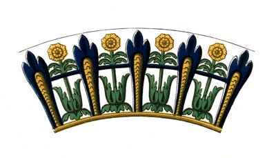 Detail van een geëmailleerde schaal, begin 17e eeuw, 1843 door Henry Shaw