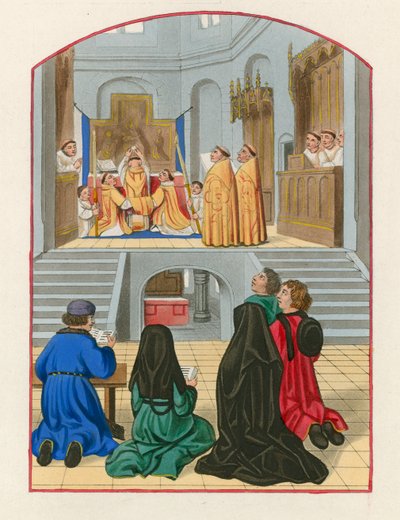 De Hostie Verheffing, c.1500 door Henry Shaw