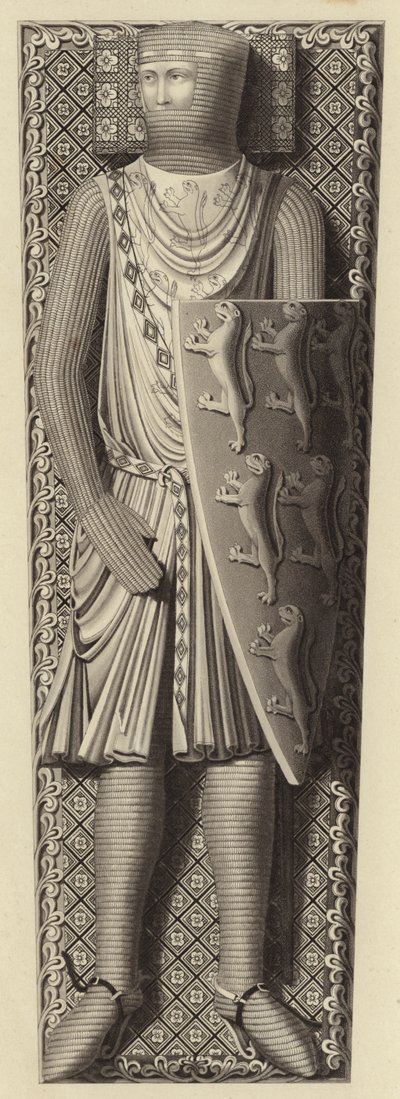 William Longuespee, Eerste Graaf van Salisbury, ca. 1226 door Henry Shaw