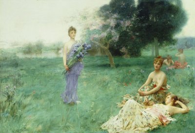 Fleur De Luce door Henry Siddons Mowbray