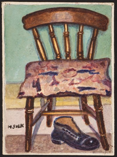 Keukenstoel en laars, ca. 1930 door Henry Silk
